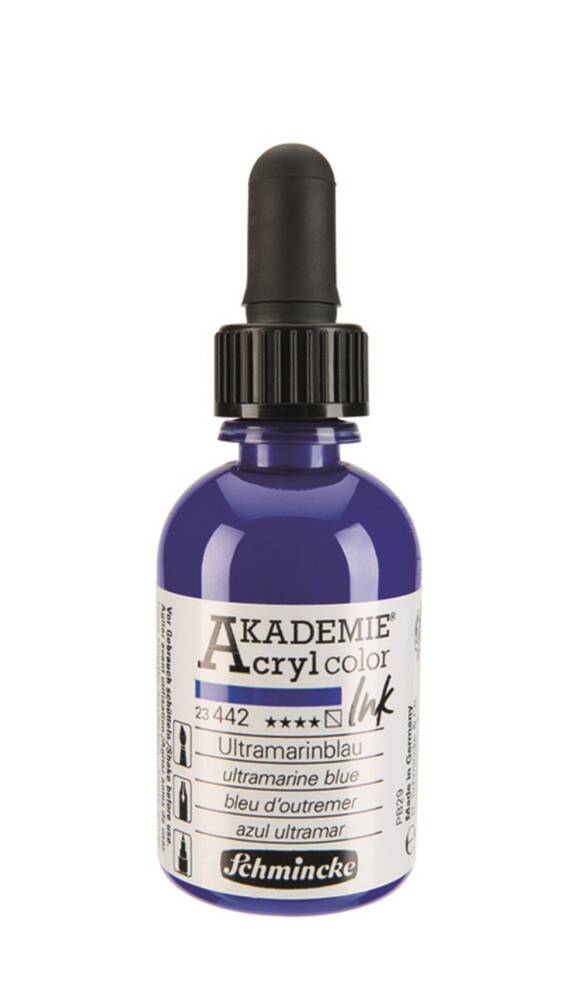 Schmincke Akademie Akrilik Mürekkep 50 ml 442 Ultramarine Blue
