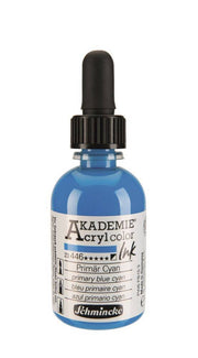 Schmincke Akademie Akrilik Mürekkep 50 ml 446 Primary Blue Cyan
