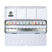 Schmincke Akademie Aquarell Metal Kutu Sulu Boya Seti 12 X Yarım Tablet 75412
