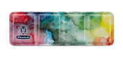 Schmincke Akademie Aquarell Metal Renkli Kutu Sulu Boya Seti Özel Seri 24 x Yarım Tablet