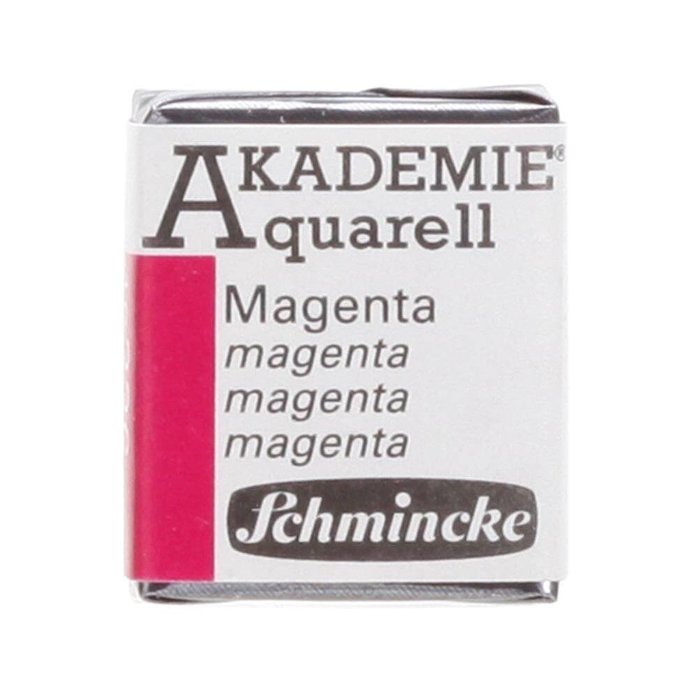 Schmincke Akademie Aquarell Yarım Tablet Sulu Boya 336 Magenta