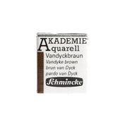 Schmincke Akademie Aquarell Yarım Tablet Sulu Boya 667 Vandyke Brown