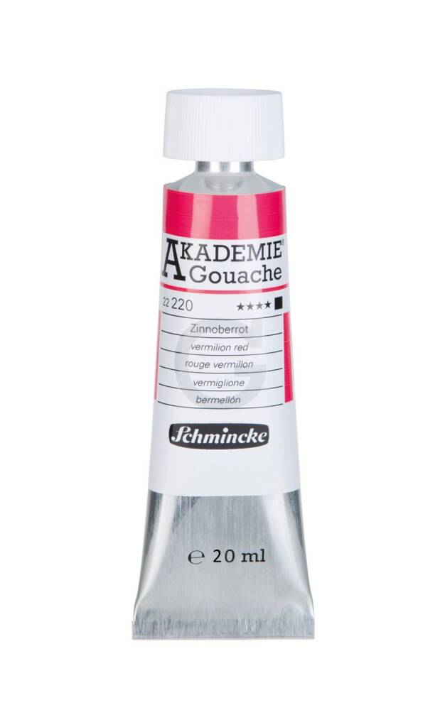 Schmincke Akademie Guaj Boya 20 ml 220 Vermilion Red