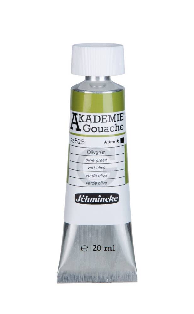 Schmincke Akademie Guaj Boya 20 ml 525 Olive Green