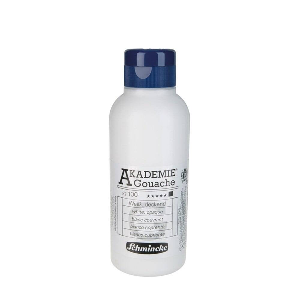 Schmincke Akademie Guaj Boya 250 ml 100 White Opaque