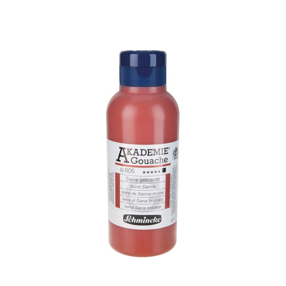 Schmincke Akademie Guaj Boya 250 ml 605 Burnt Sienna