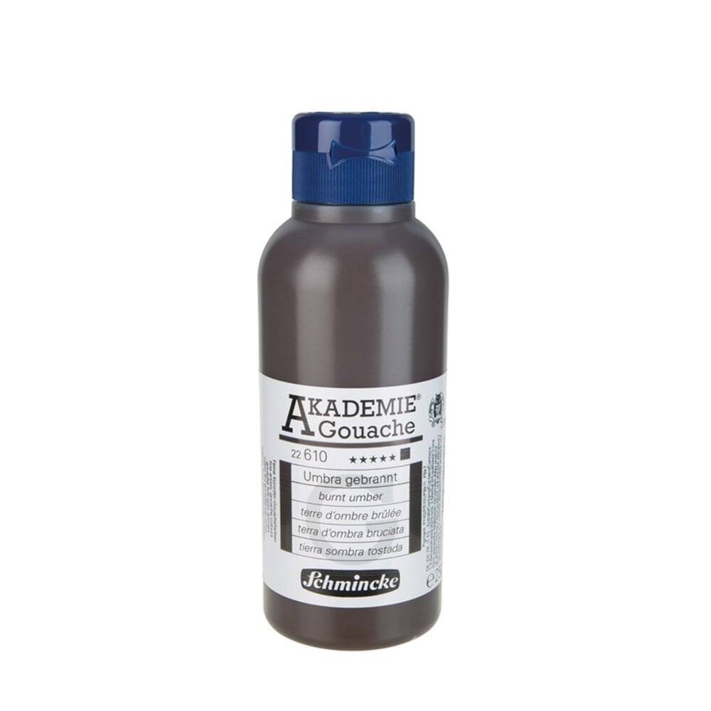 Schmincke Akademie Guaj Boya 250 ml 610 Burnt Umber