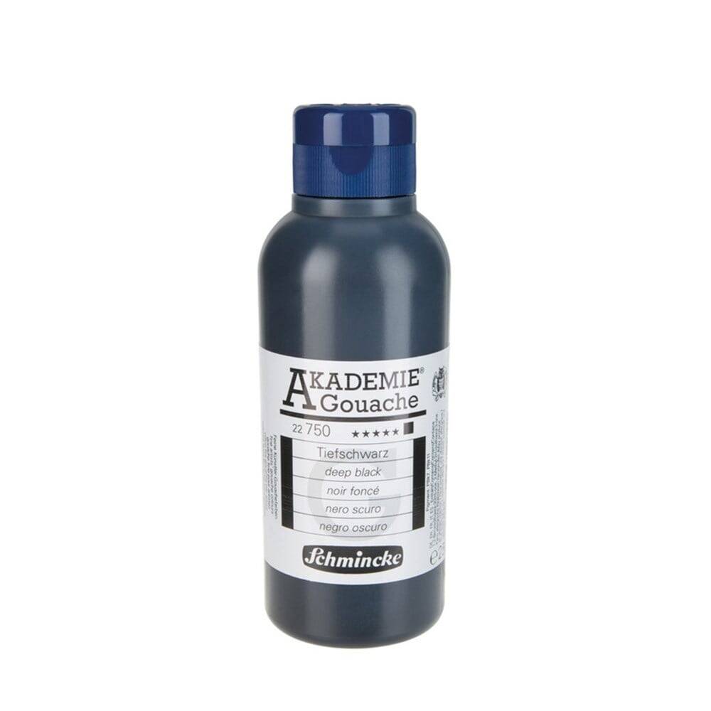 Schmincke Akademie Guaj Boya 250 ml 750 Deep Black