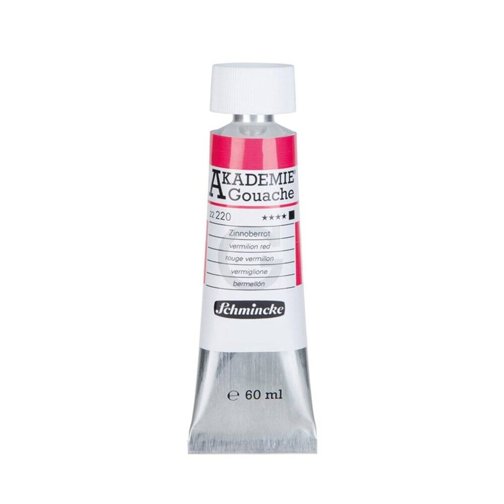 Schmincke Akademie Guaj Boya 60 ml 220 Vermilion Red