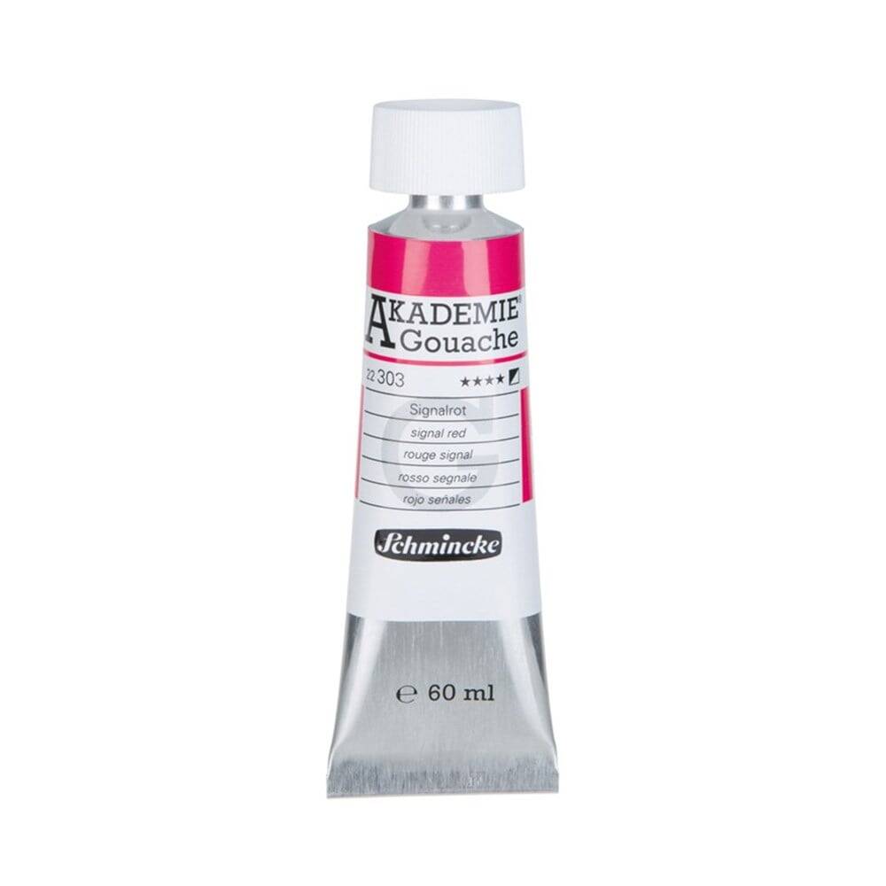 Schmincke Akademie Guaj Boya 60 ml 303 Signal Red