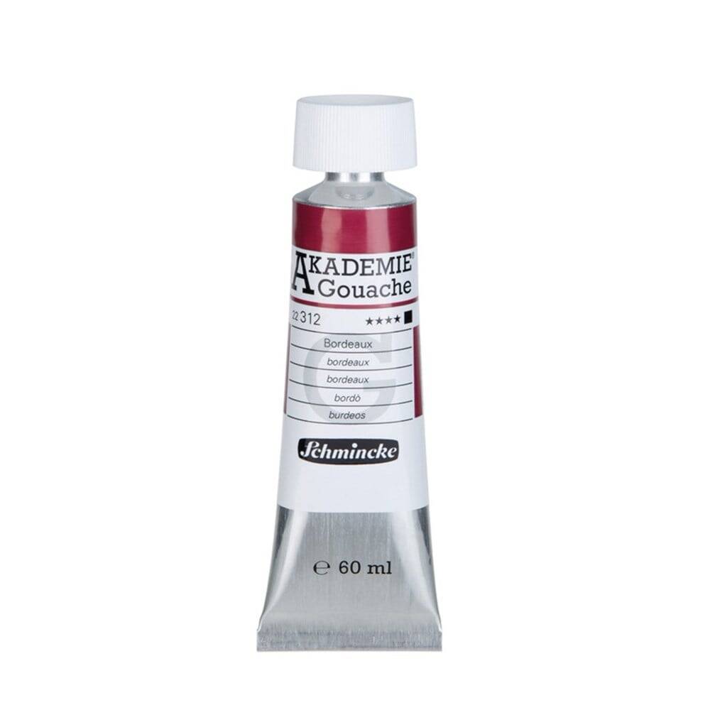 Schmincke Akademie Guaj Boya 60 ml 312 Bordeaux