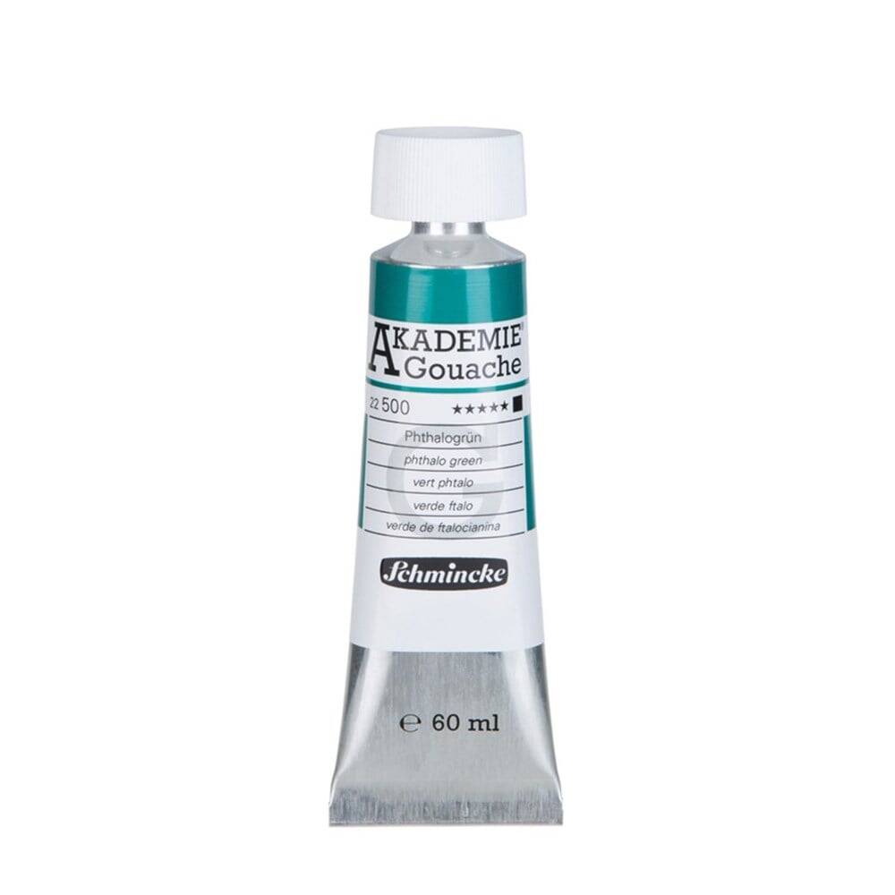 Schmincke Akademie Guaj Boya 60 ml 500 Phthalo Green
