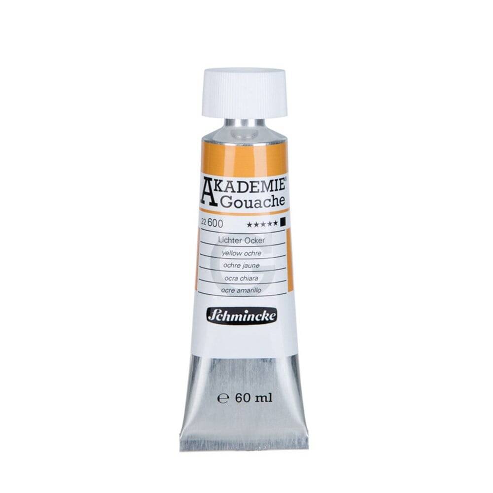 Schmincke Akademie Guaj Boya 60 ml 600 Yellow Ochre
