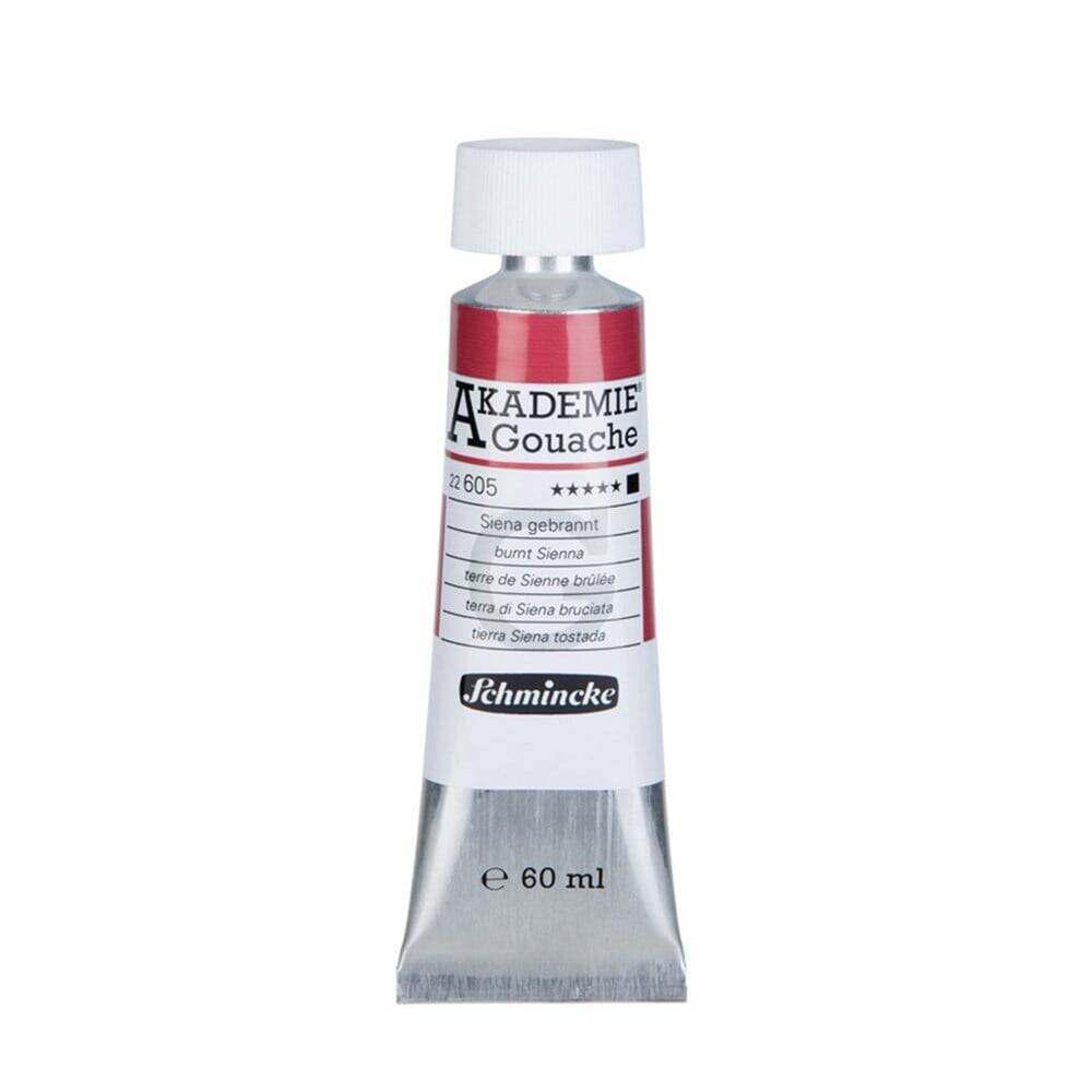 Schmincke Akademie Guaj Boya 60 ml 605 Burnt Sienna