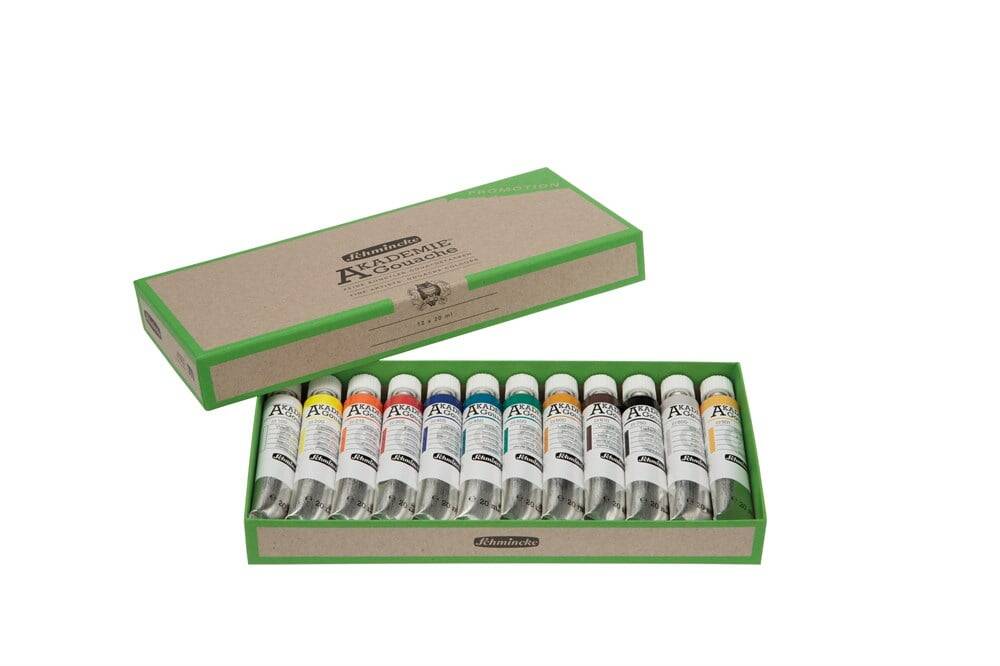 Schmincke Akademie Guaj Boya Seti 12 x 20 ml