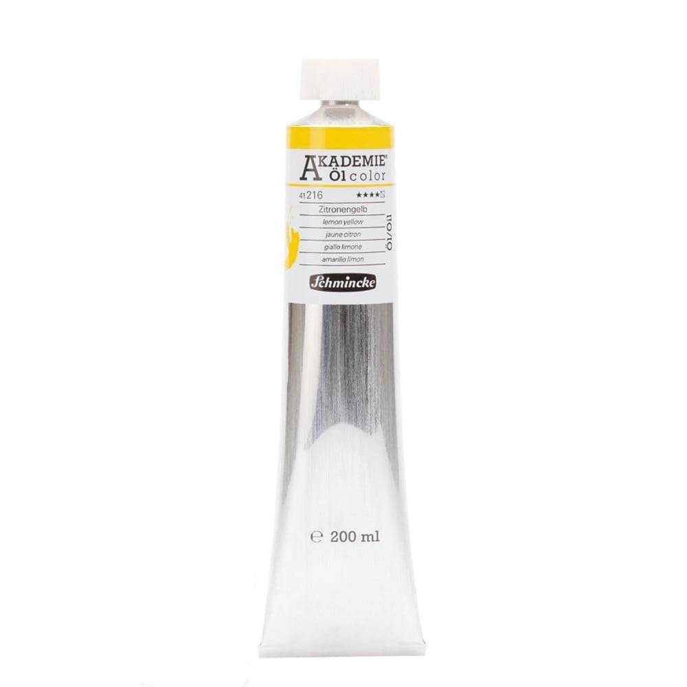 Schmincke Akademie Öl Color Yağlı Boya 200 ml Seri 1 216 Lemon Yellow