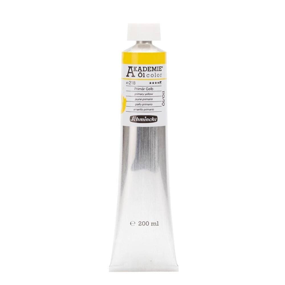 Schmincke Akademie Öl Color Yağlı Boya 200 ml Seri 1 218 Primary Yellow