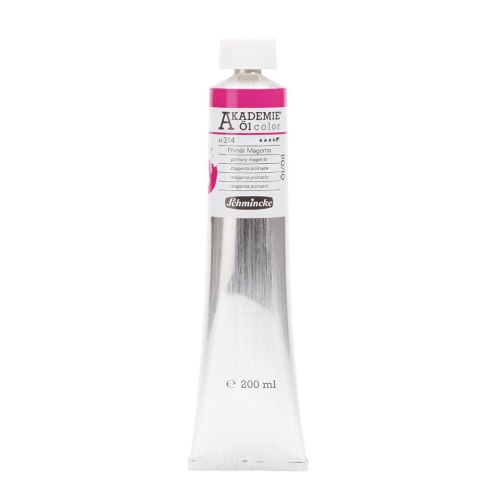Schmincke Akademie Öl Color Yağlı Boya 200 ml Seri 1 314 Primary Magenta