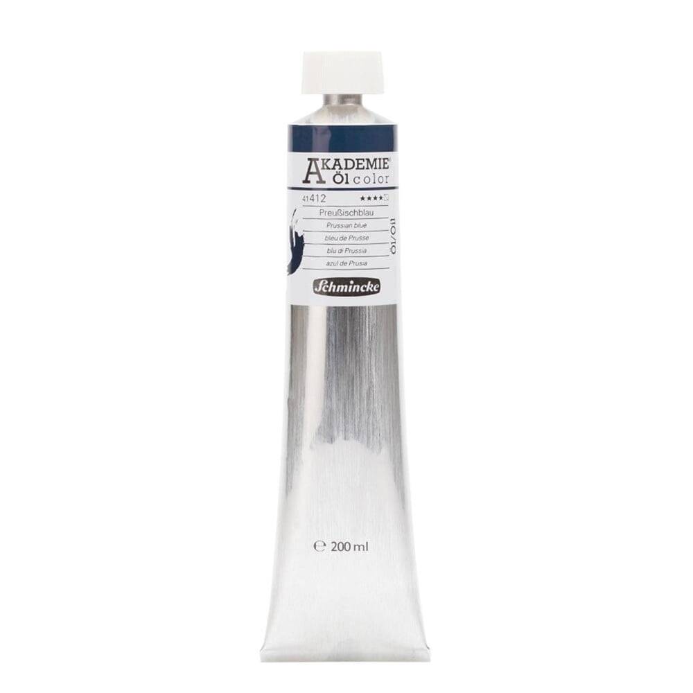 Schmincke Akademie Öl Color Yağlı Boya 200 ml Seri 1 412 Prussian Blue