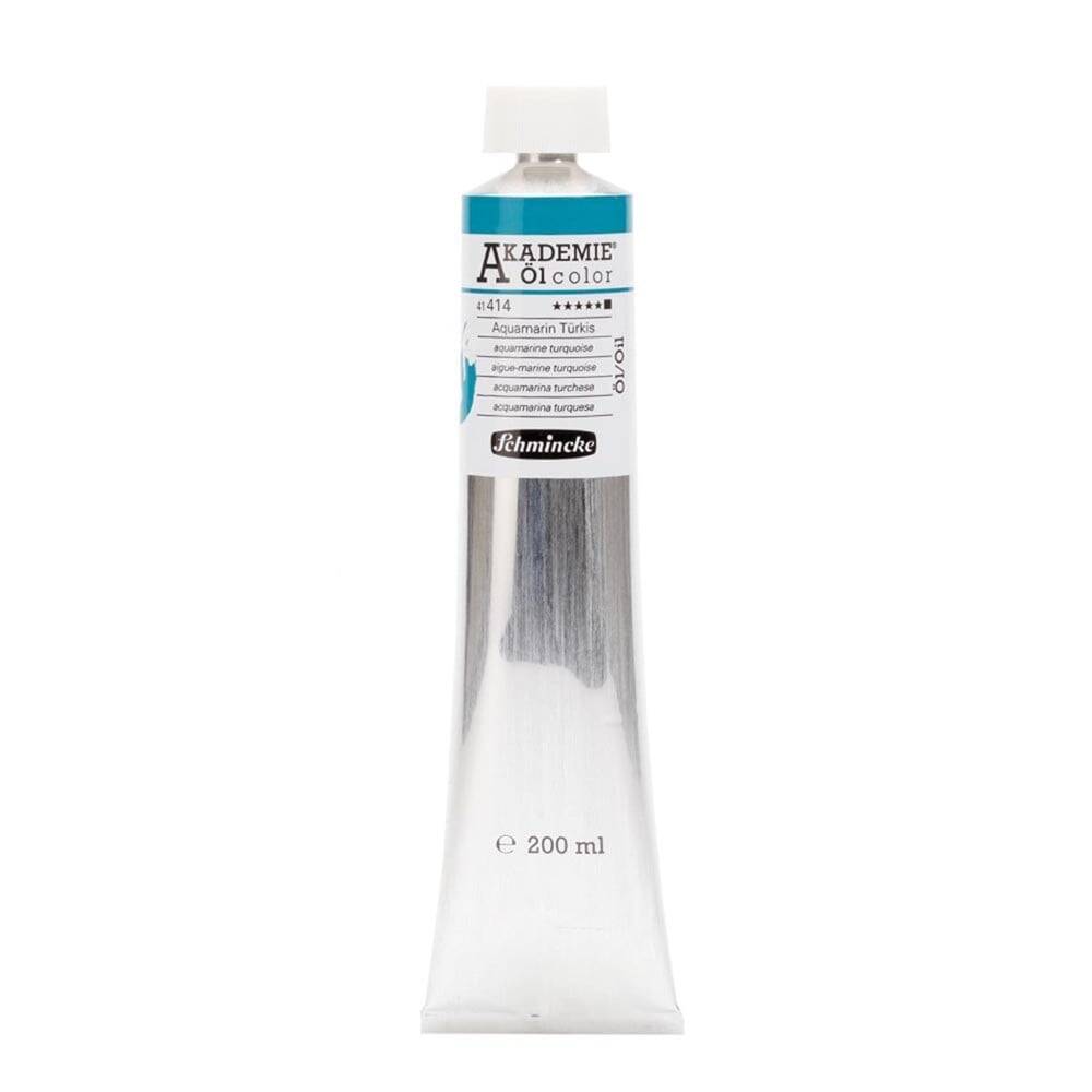 Schmincke Akademie Öl Color Yağlı Boya 200 ml Seri 1 414 Aquamarine Turquoise