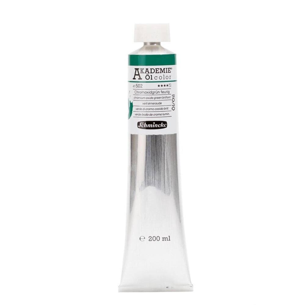 Schmincke Akademie Öl Color Yağlı Boya 200 ml Seri 1 502 Chromium Oxide Green Brilliant