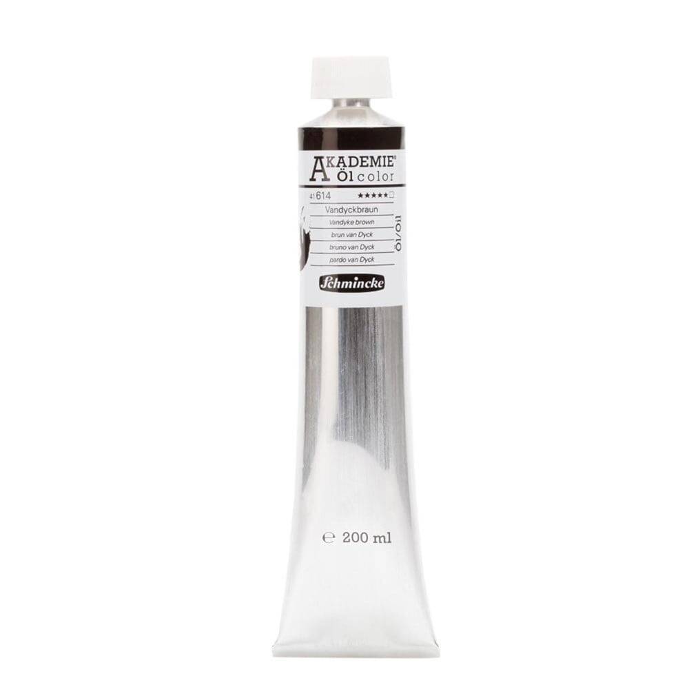Schmincke Akademie Öl Color Yağlı Boya 200 ml Seri 1 614 Vandyke Brown
