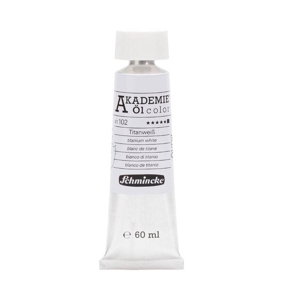 Schmincke Akademie Öl Color Yağlı Boya 60 ml Seri 1 102 Titanium White