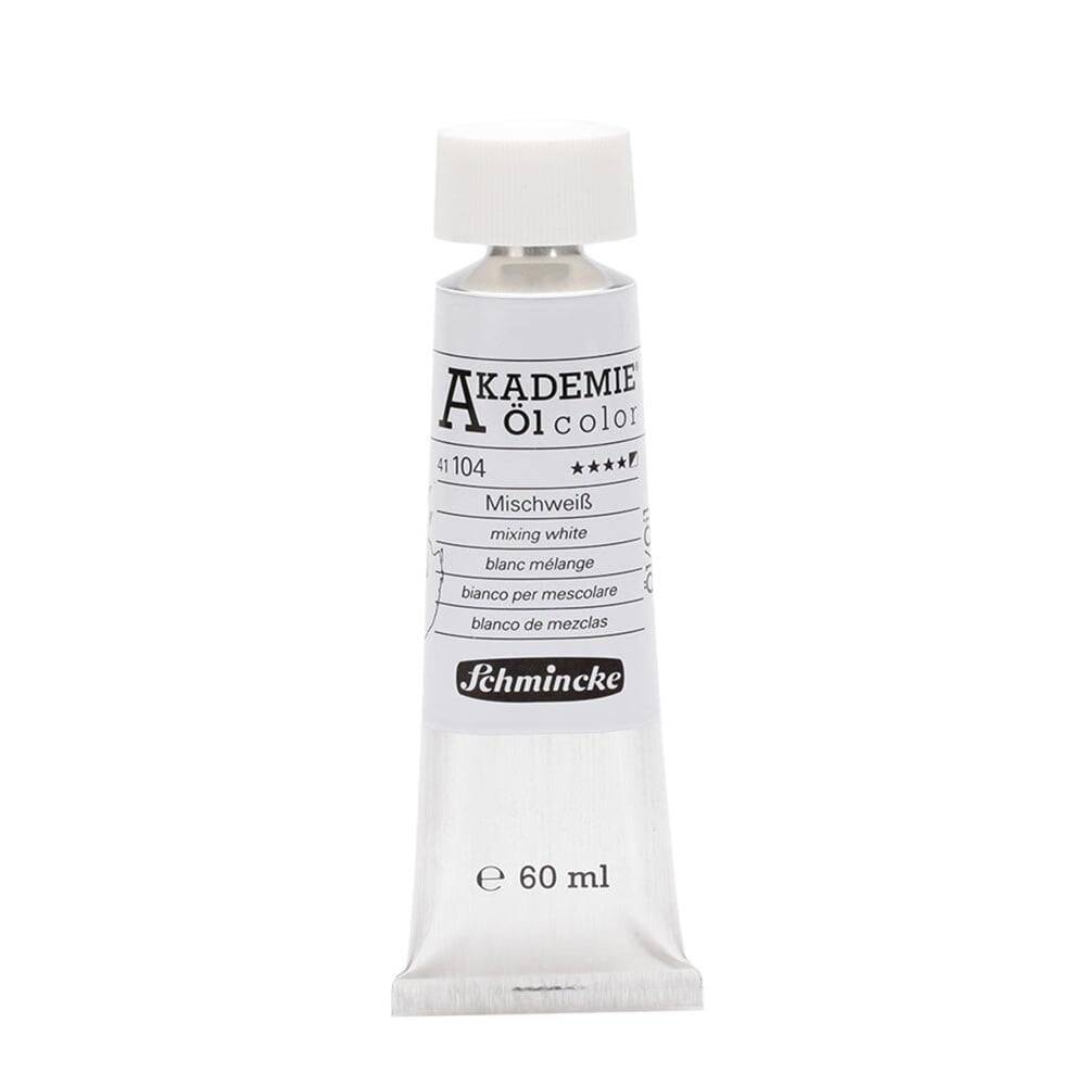 Schmincke Akademie Öl Color Yağlı Boya 60 ml Seri 1 104 Mixing White