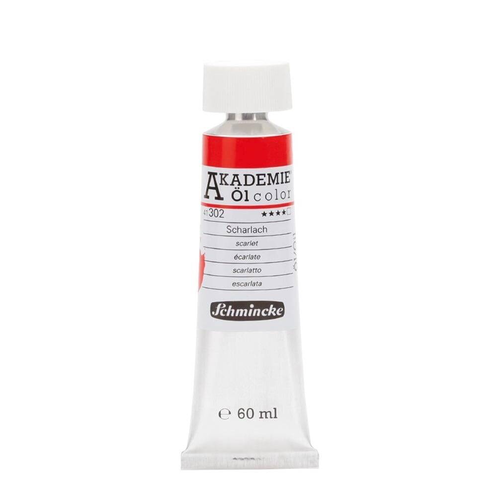 Schmincke Akademie Öl Color Yağlı Boya 60 ml Seri 1 302 Scarlet