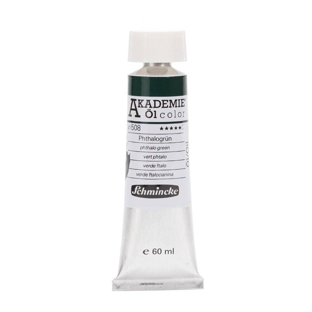 Schmincke Akademie Öl Color Yağlı Boya 60 ml Seri 1 508 Phthalo Green
