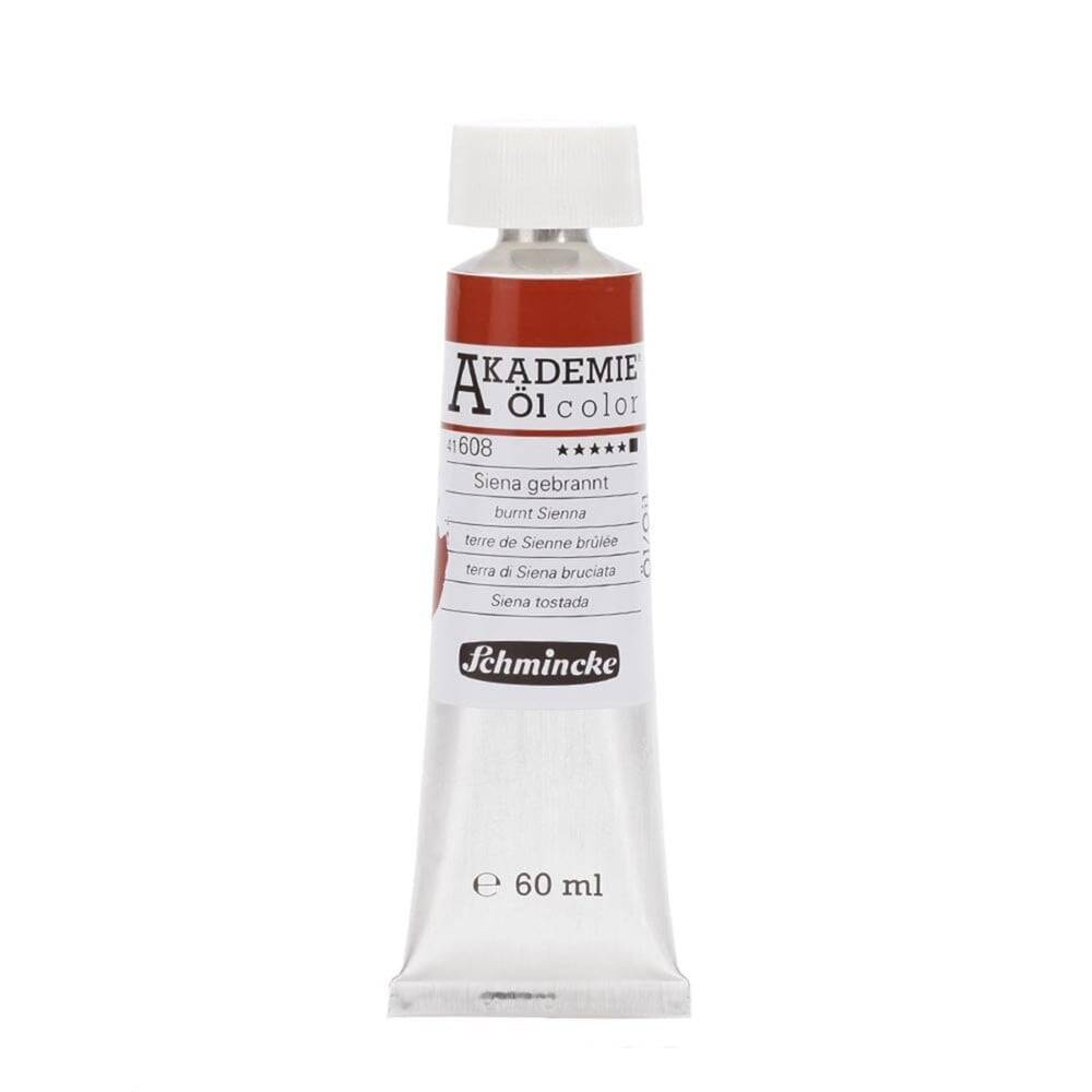Schmincke Akademie Öl Color Yağlı Boya 60 ml Seri 1 608 Burnt Sienna