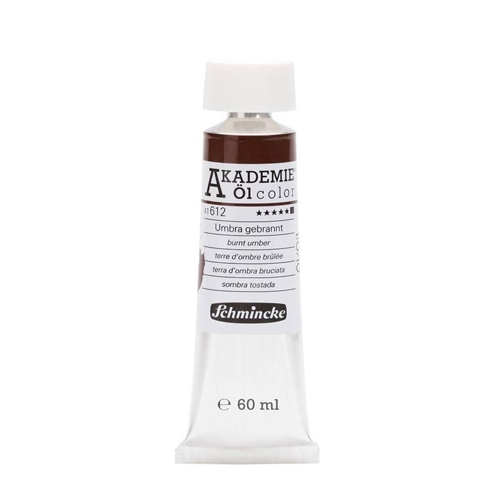 Schmincke Akademie Öl Color Yağlı Boya 60 ml Seri 1 612 Burnt Umber