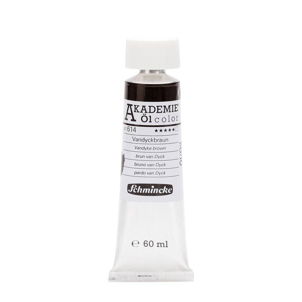 Schmincke Akademie Öl Color Yağlı Boya 60 ml Seri 1 614 Vandyke Brown