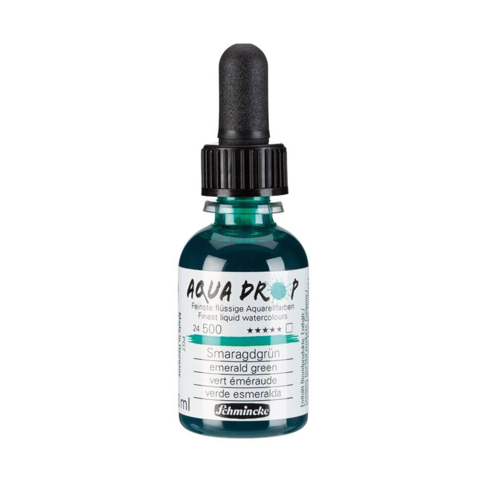 Schmincke Aqua Drop Sıvı Suluboya Emerald Green 30 ml