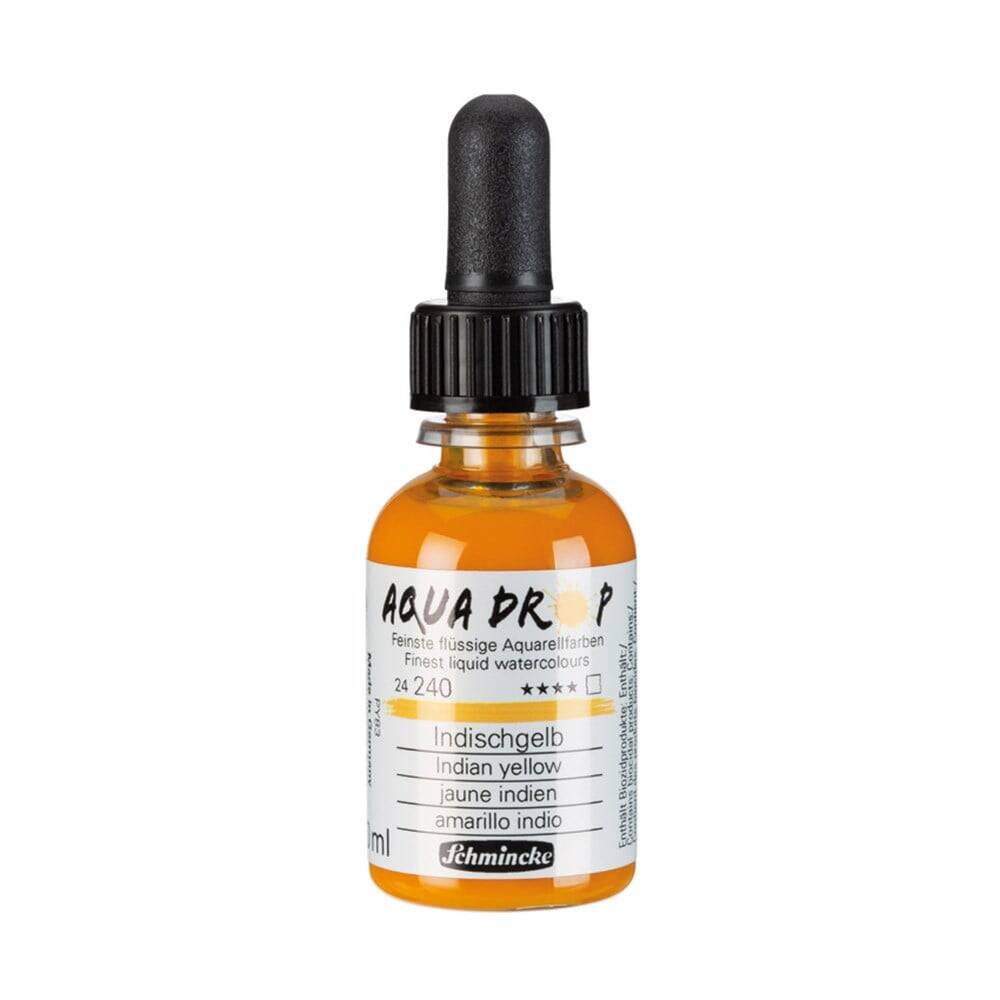 Schmincke Aqua Drop Sıvı Suluboya Indian Yellow 30 ml