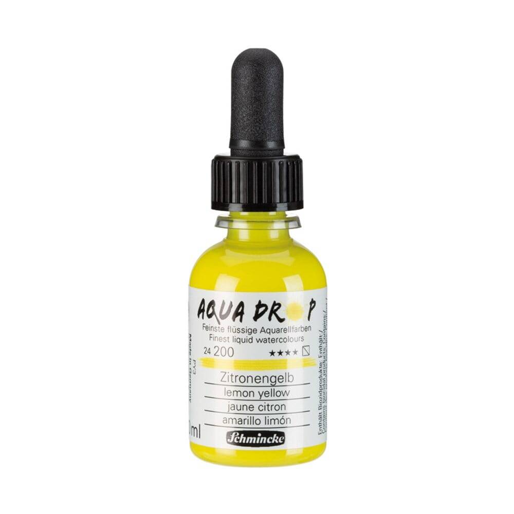 Schmincke Aqua Drop Sıvı Suluboya Lemon Yellow 30 ml