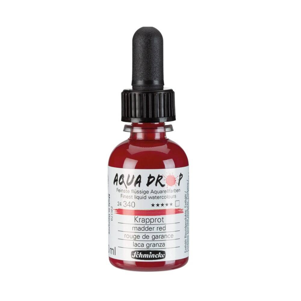 Schmincke Aqua Drop Sıvı Suluboya Madder Red 30 ml