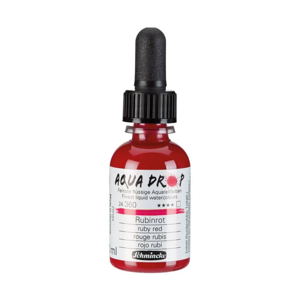 Schmincke Aqua Drop Sıvı Suluboya Ruby Red 30 ml