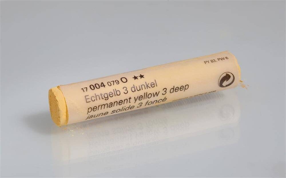Schmincke Artist Soft Pastel Boya 004 O Permanent Yellow 3 Deep