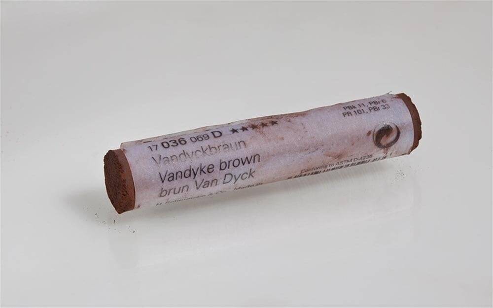 Schmincke Artist Soft Pastel Boya 036 D Vandyke Brown