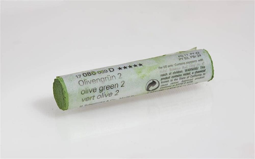 Schmincke Artist Soft Pastel Boya 086 D Olive Green 2