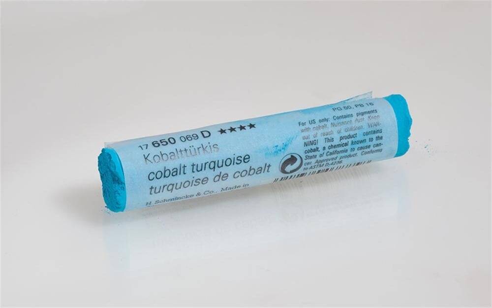 Schmincke Artist Soft Pastel Boya 650 D Cobalt Turquoise