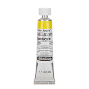 Schmincke Calligraphy Gouache Artist Guaj Boya 20 ml Tüp 210 Lemon Yellow