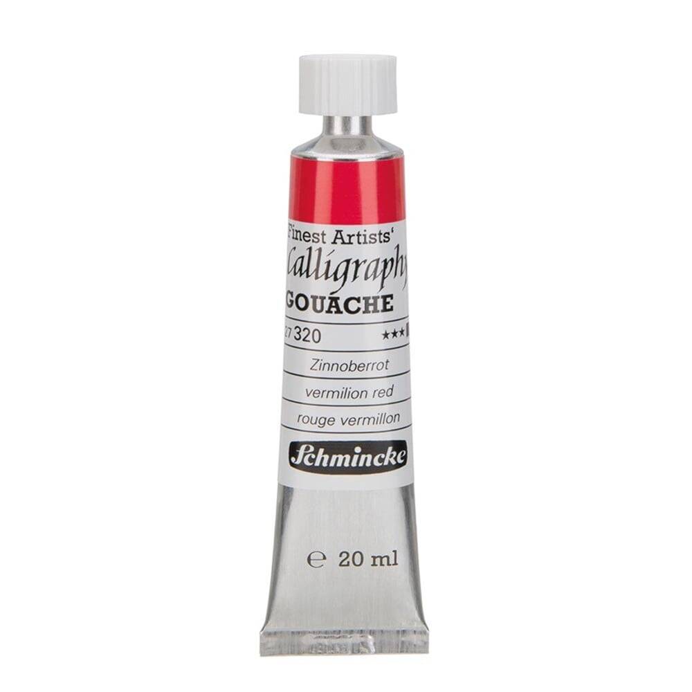 Schmincke Calligraphy Gouache Artist Guaj Boya 20 ml Tüp 320 Vermillion Red