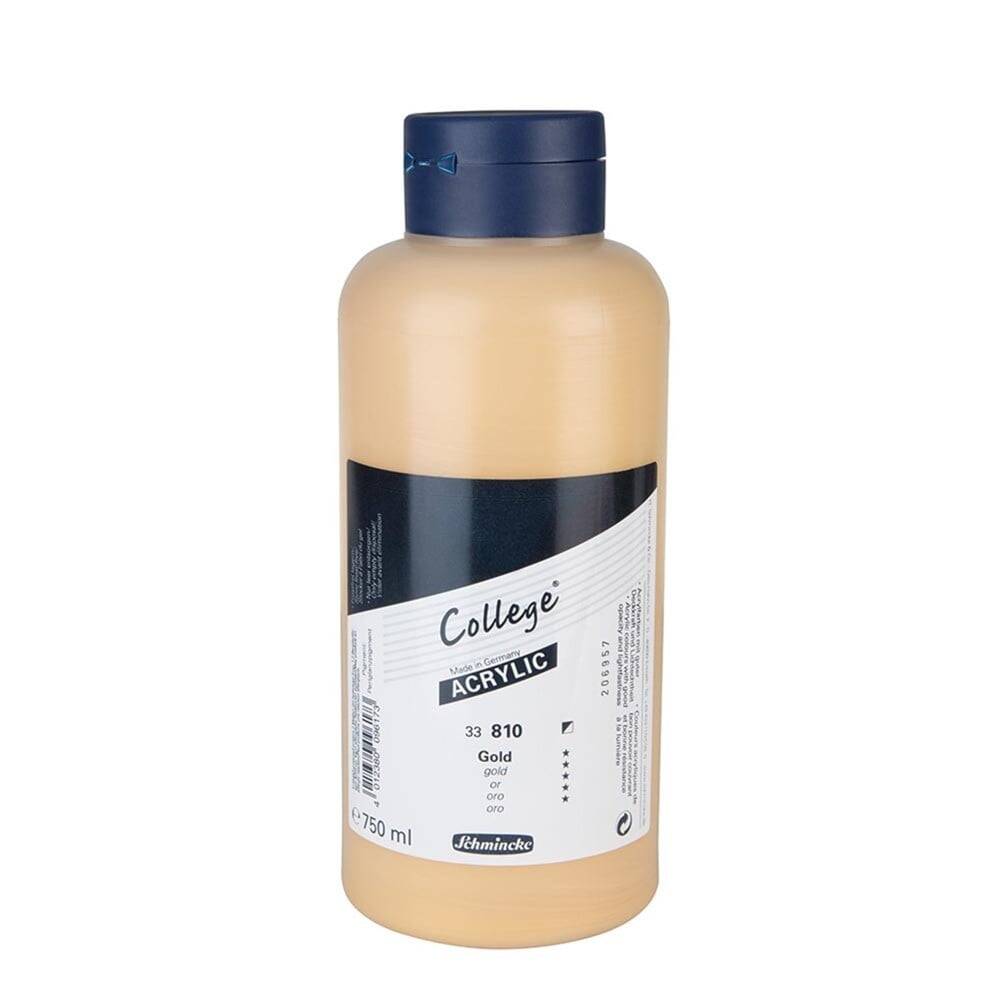 Schmincke College Acrylic Akrilik Boya 750 ml 810 Gold