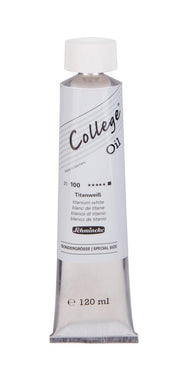 Schmincke College Oil Paint 120ml 100 Titanium White