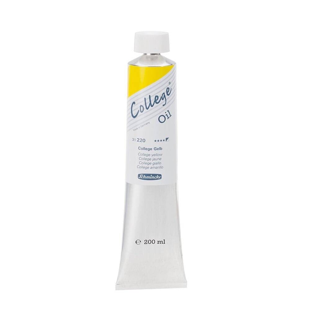 Schmincke College Oil Yağlı Boya 200 ml 220 College Oil Yellow