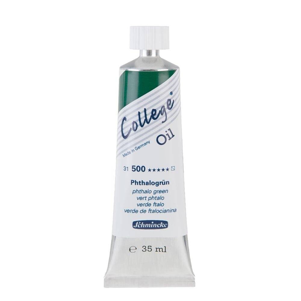 Schmincke College Oil Yağlı Boya 35 ml 500 Phthalo Green