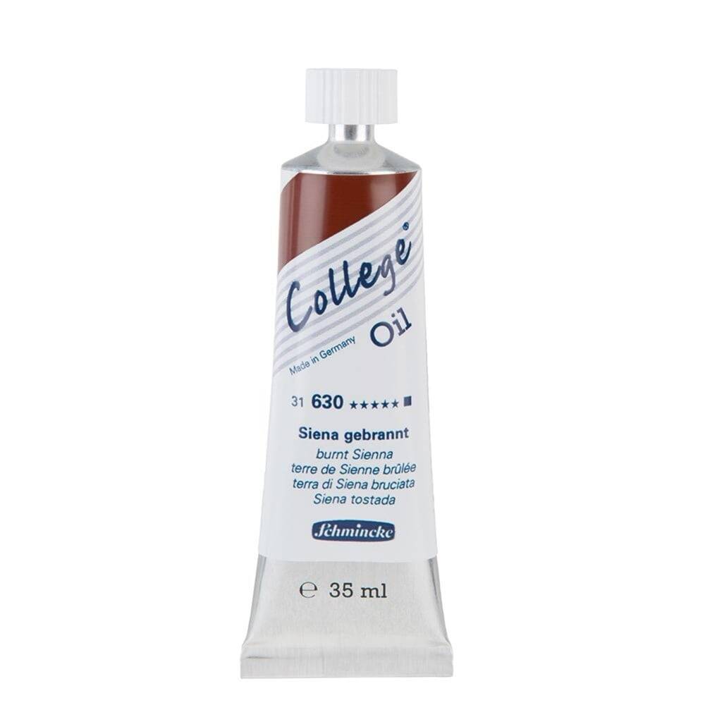Schmincke College Oil Yağlı Boya 35 ml 630 Burnt Sienna