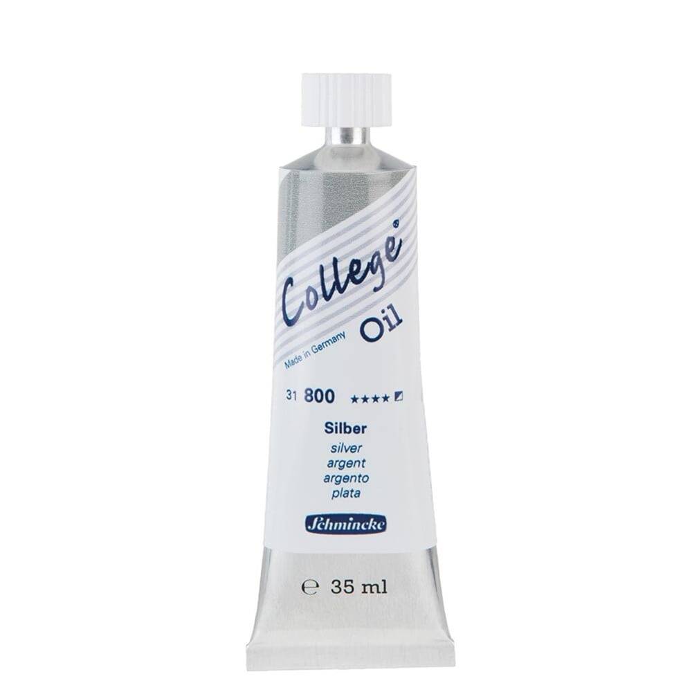 Schmincke College Oil Yağlı Boya 35 ml 800 Silver
